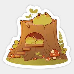 Frog family Sticker